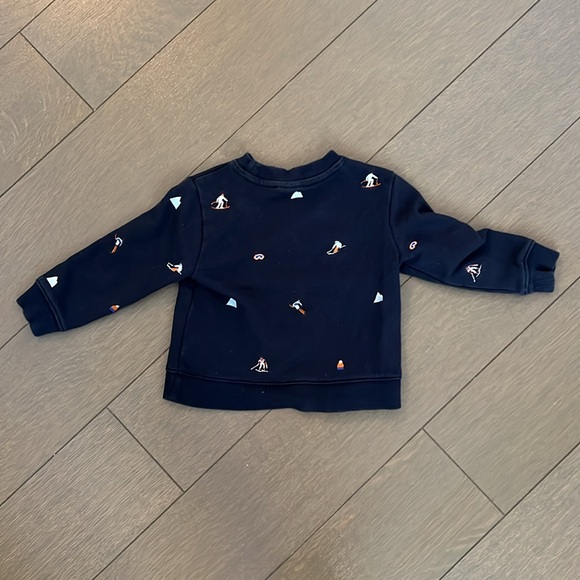 Janie and Jack Embroidered Ski Sweatshirt 3T - Picture 3 of 3